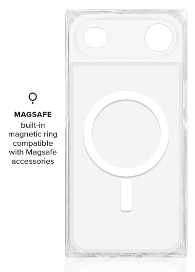 Orange Mother of Pearl Square iPhone Case #iPhone Air + MagSafe