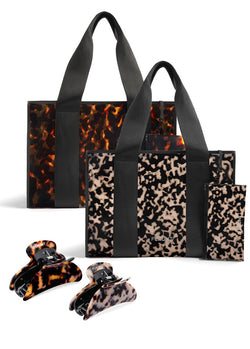 Tortoise Duo Everyday Tote Bag Bundle Set