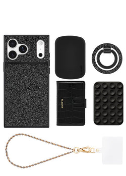 Elite Collection – Black Crystal Elegance Bundle Set