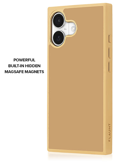 Gilded Chai SQUARE iPhone Case #iPhone 17 + MagSafe