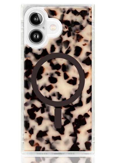 Blonde Tortoise SQUARE iPhone Case #iPhone 17 + MagSafe