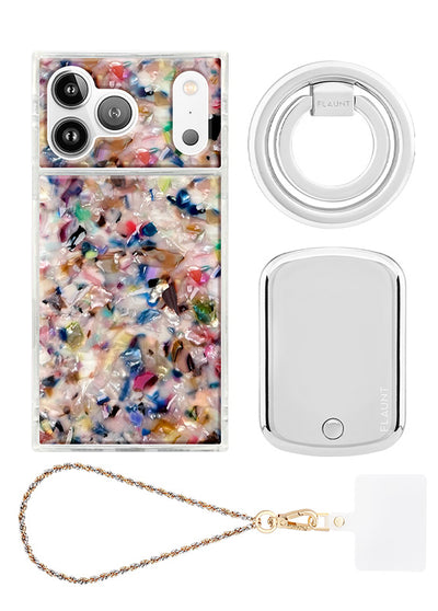 Rainbow Confetti Tortoise Shell Bundle Set