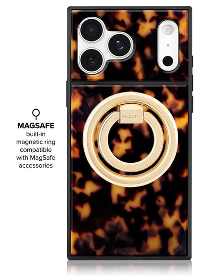 Tortoise Shell SQUARE iPhone Case #iPhone 18 Pro Max + MagSafe,iPhone 18 Pro + MagSafe