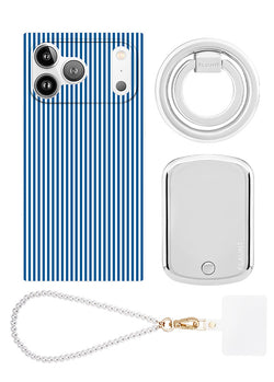Blue & White Oxford Stripe Bundle Set