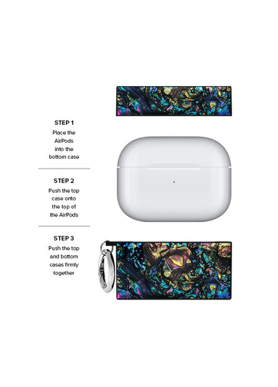 Abalone Shell SQUARE AirPods Case #AirPods 1st and 2nd Gen