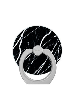 Black Marble Adhesive Phone Ring Stand