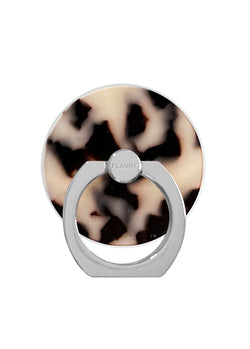 Blonde Tortoise Shell Adhesive Phone Ring Stand