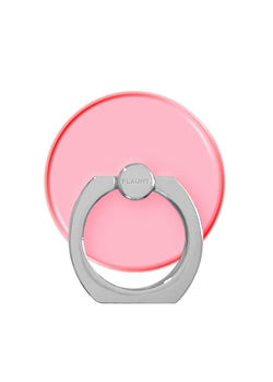 Clear Neon Pink Adhesive Phone Ring Stand