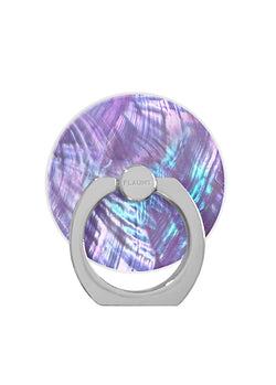 Violet Mother of Pearl Adhesive Phone Ring Stand