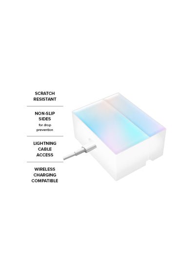 Iridescent Satin SQUARE AirPods Case #AirPods 1st and 2nd Gen