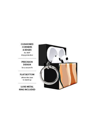 Neutral Print SQUARE AirPods Case #AirPods 1st and 2nd Gen