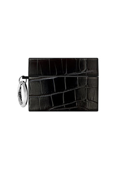 Black Crocodile SQUARE AirPods Case #AirPods 3rd Gen