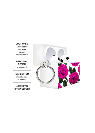 Fuchsia Rose SQUARE AirPods Case #AirPods 3rd Gen
