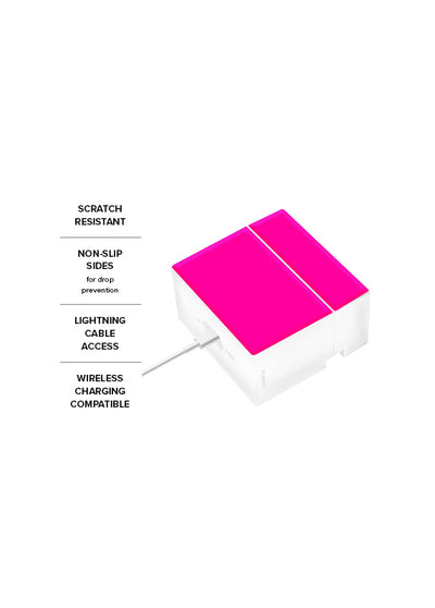 Neon Pink SQUARE AirPods Case #AirPods 4th Gen