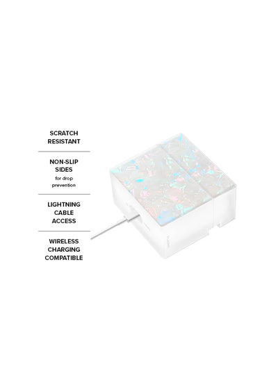 Opal Shell SQUARE AirPods Case #AirPods 4th Gen