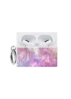 Pink Mother of Pearl SQUARE AirPods Case #AirPods Pro 1st and 2nd Gen