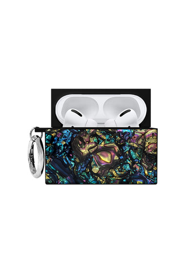 Abalone Shell SQUARE AirPods Case #AirPods Pro 1st and 2nd Gen