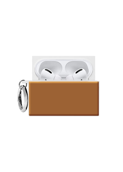 Nude Caramel SQUARE AirPods Case #AirPods Pro 2nd Gen