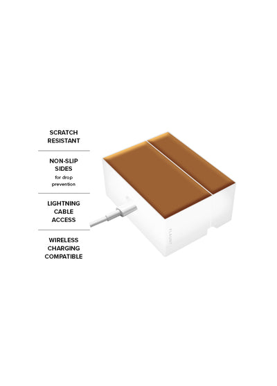 Nude Caramel SQUARE AirPods Case #AirPods Pro 2nd Gen