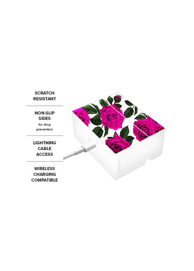 Fuchsia Rose SQUARE AirPods Case #AirPods Pro 2nd Gen