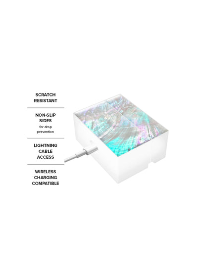 Mother of Pearl AirPods SQUARE Case #AirPods Pro 1st Gen
