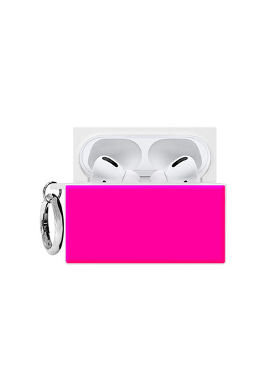 Neon Pink SQUARE AirPods Case #AirPods Pro 2nd Gen