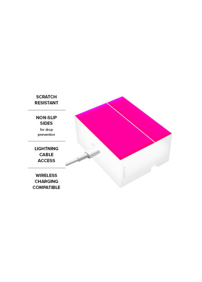 Neon Pink SQUARE AirPods Case #AirPods Pro 1st Gen