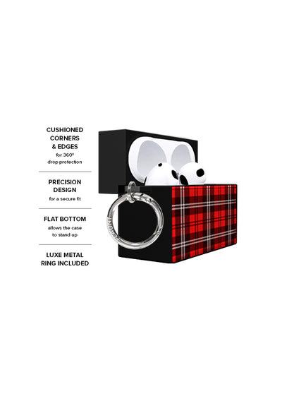 Red Plaid SQUARE AirPods Case #AirPods Pro 2nd Gen