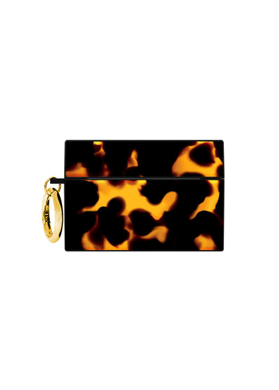 Tortoise Print SQUARE AirPods Case #AirPods Pro 1st and 2nd Gen