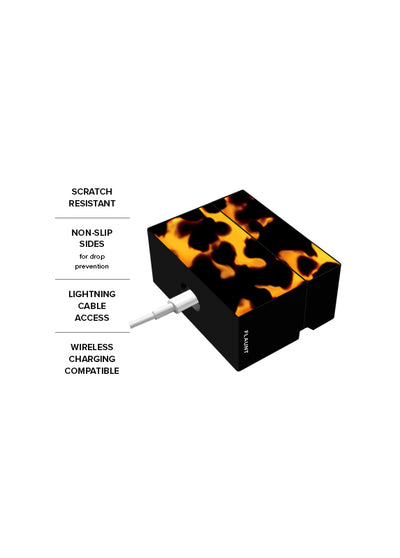 Tortoise Print SQUARE AirPods Case #AirPods Pro 1st Gen