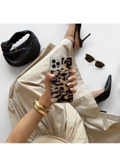 SQUARE® Blonde Tortoise Shell iPhone Case