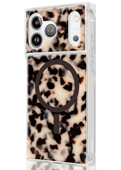 Blonde Tortoise SQUARE iPhone Case #iPhone 17 Pro + MagSafe