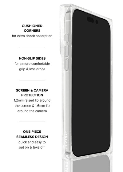 Blonde Tortoise SQUARE iPhone Case #iPhone 17 Pro Max + MagSafe