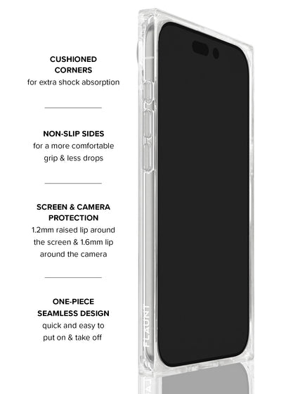 Brown Abalone Shell Square iPhone Case #iPhone Air + MagSafe