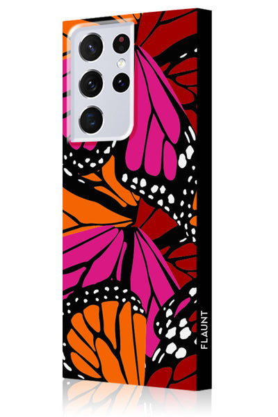 Butterfly Square Samsung Galaxy Case #Galaxy S21 Ultra