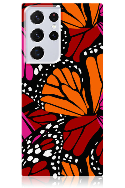 Butterfly Square Samsung Galaxy Case #Galaxy S21 Ultra