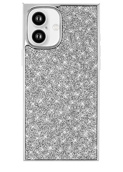 SQUARE® Silver Crystal Elegance iPhone Case #iPhone 16 + MagSafe,iPhone 16 Plus + MagSafe#LastImage