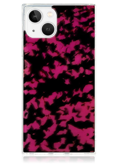 Raspberry Tortoise Shell SQUARE Phone Case #iPhone 16e/14/13