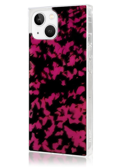 Raspberry Tortoise Shell SQUARE Phone Case #iPhone 15