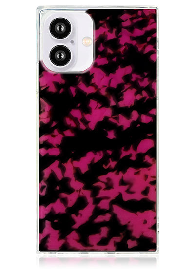 Raspberry Tortoise Shell SQUARE Phone Case #iPhone 16