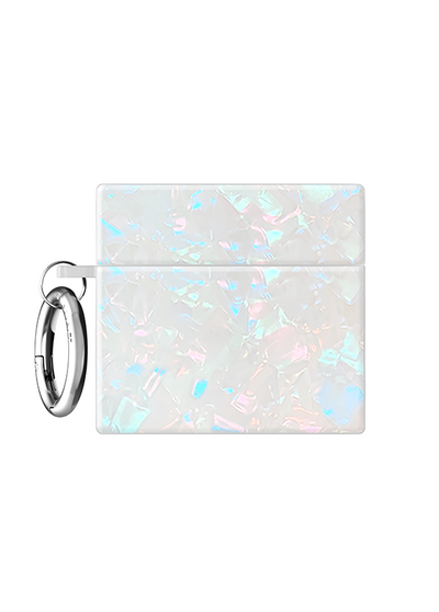 Opal Shell SQUARE AirPods Case #AirPods 4th Gen