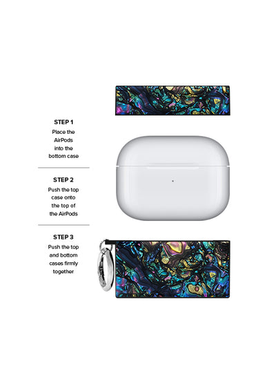 Abalone Shell SQUARE AirPods Case #AirPods 4th Gen