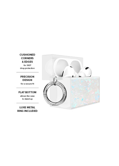 Opal Shell SQUARE AirPods Case #AirPods Pro 3rd Gen