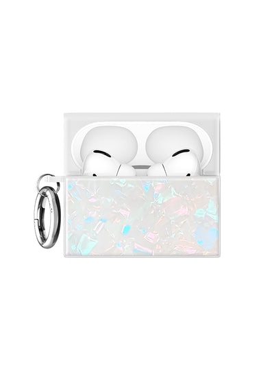 Opal Shell SQUARE AirPods Case #AirPods Pro 3rd Gen