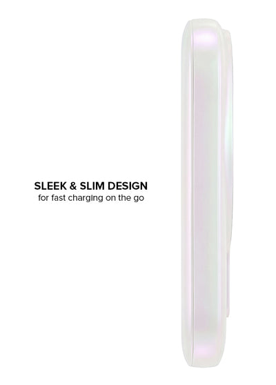 Faux Iridescent Pearl MagSafe Battery Pack (Works with MagSafe Cases Only)