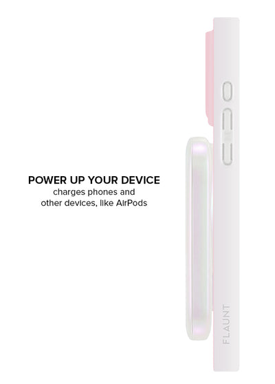 Faux Iridescent Pearl MagSafe Battery Pack (Works with MagSafe Cases Only)