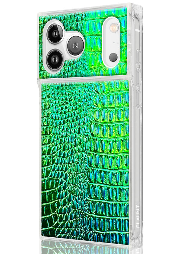 SWAROVSKI グラデーショングリーン iPhone14ケース High smartphone case, Color gradient, iPhone® 14 Pro Max, Pink