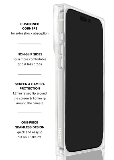 Green Crocodile Square iPhone Case #iPhone 17 Pro + MagSafe