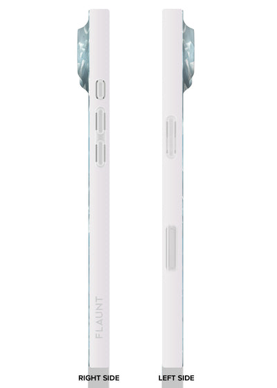 Icy Blue Pearl SQUARE iPhone Case #iPhone Air + MagSafe