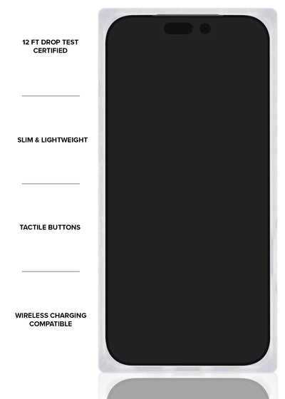 White Square iPhone Case #iPhone 17 Pro Max + MagSafe,iPhone 17 Pro + MagSafe